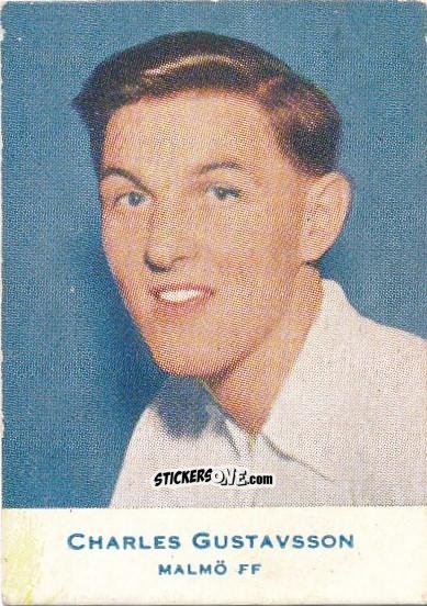 Cromo Charles Gustavsson - Allsvenskan 1953-1956 n. 377 - Alifabolaget
