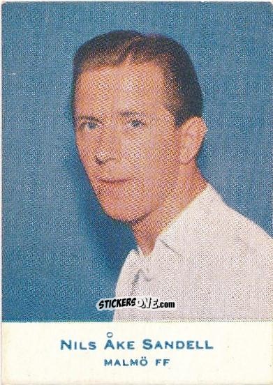 Figurina Nils-Åke Sandell - Allsvenskan 1953-1956 n. 378 - Alifabolaget
