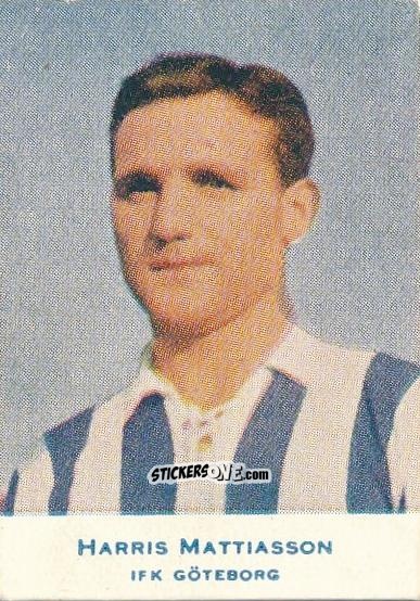 Figurina Harris Mattiasson - Allsvenskan 1953-1956 n. 389 - Alifabolaget
