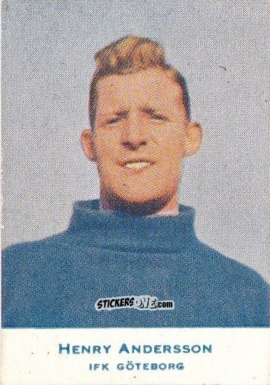 Figurina Henry Andersson - Allsvenskan 1953-1956 n. 390 - Alifabolaget
