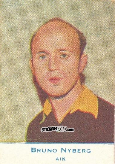 Figurina Bruno Nyberg - Allsvenskan 1953-1956 n. 404 - Alifabolaget
