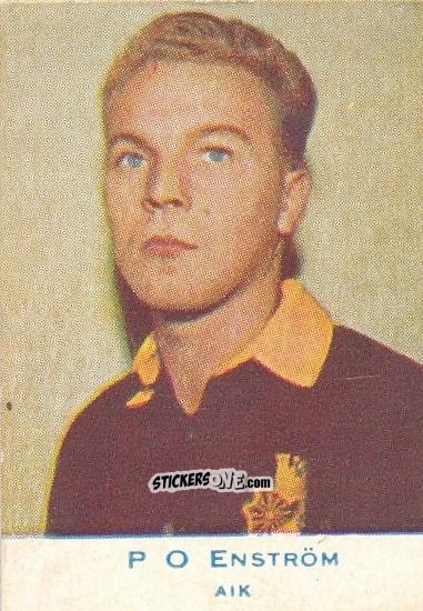 Figurina P-O Enström - Allsvenskan 1953-1956 n. 407 - Alifabolaget
