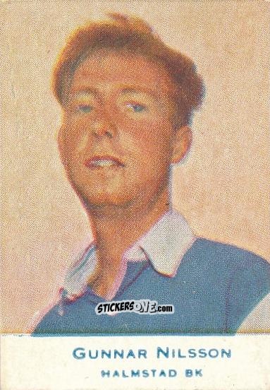 Cromo Gunnar Nilsson - Allsvenskan 1953-1956 n. 411 - Alifabolaget
