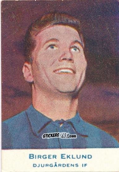 Figurina Birger Eklund - Allsvenskan 1953-1956 n. 426 - Alifabolaget

