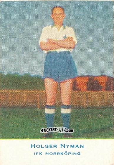 Cromo Holger Nyman - Allsvenskan 1953-1956 n. 437 - Alifabolaget
