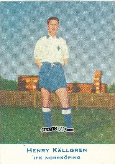 Cromo Henry Källgren - Allsvenskan 1953-1956 n. 441 - Alifabolaget
