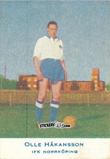 Cromo Olle Håkansson - Allsvenskan 1953-1956 n. 443 - Alifabolaget
