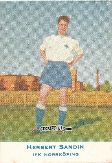 Cromo Herbert Sandin - Allsvenskan 1953-1956 n. 445 - Alifabolaget
