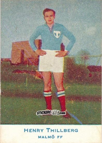 Figurina Henry Thillberg - Allsvenskan 1953-1956 n. 456 - Alifabolaget
