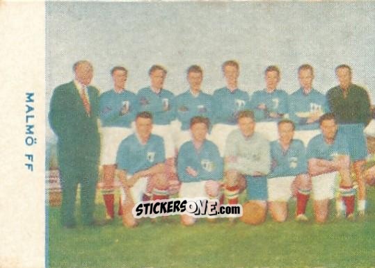 Sticker Lagbild Malmö Ff (Team Photo) - Allsvenskan 1953-1956 n. 457 - Alifabolaget

