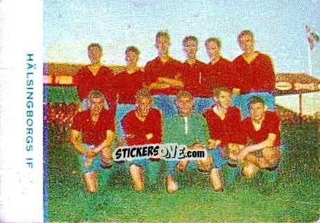 Figurina Lagbild Hälsingborgs If (Team Photo) - Allsvenskan 1953-1956 n. 466 - Alifabolaget
