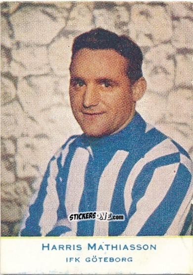 Figurina Harris Mathiasson - Allsvenskan 1953-1956 n. 479 - Alifabolaget

