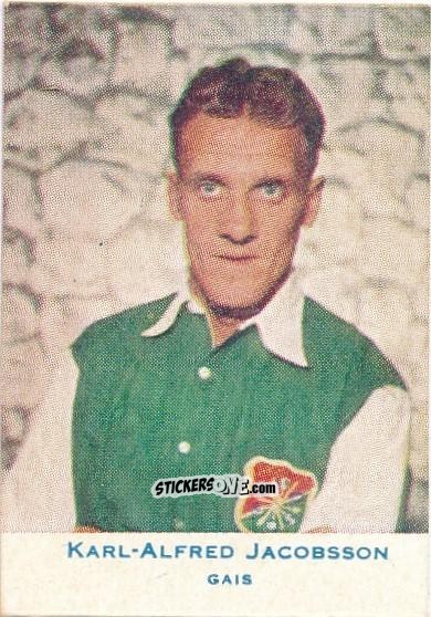 Figurina Karl-Alfred Jacobsson - Allsvenskan 1953-1956 n. 493 - Alifabolaget
