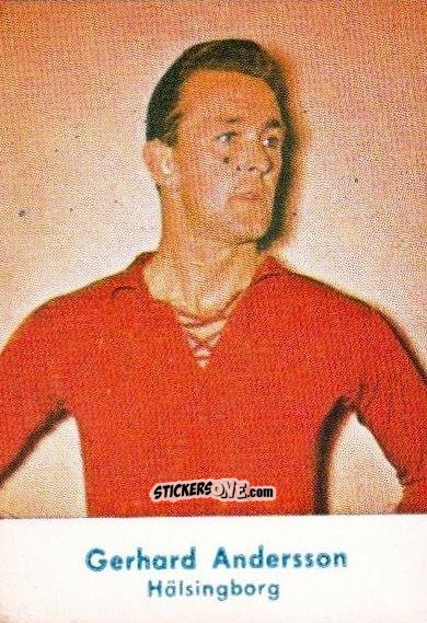 Figurina Gerhard Andersson - Allsvenskan 1959-1960 n. 620 - Alifabolaget
