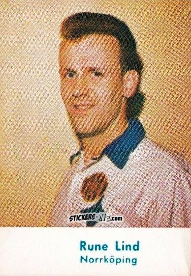 Cromo Rune Lind - Allsvenskan 1959-1960 n. 624 - Alifabolaget
