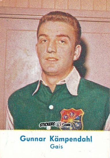 Figurina Gunnar Kämpendahl - Allsvenskan 1959-1960 n. 629 - Alifabolaget
