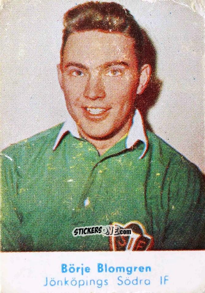 Figurina Börje Blomgren - Allsvenskan 1959-1960 n. 643 - Alifabolaget
