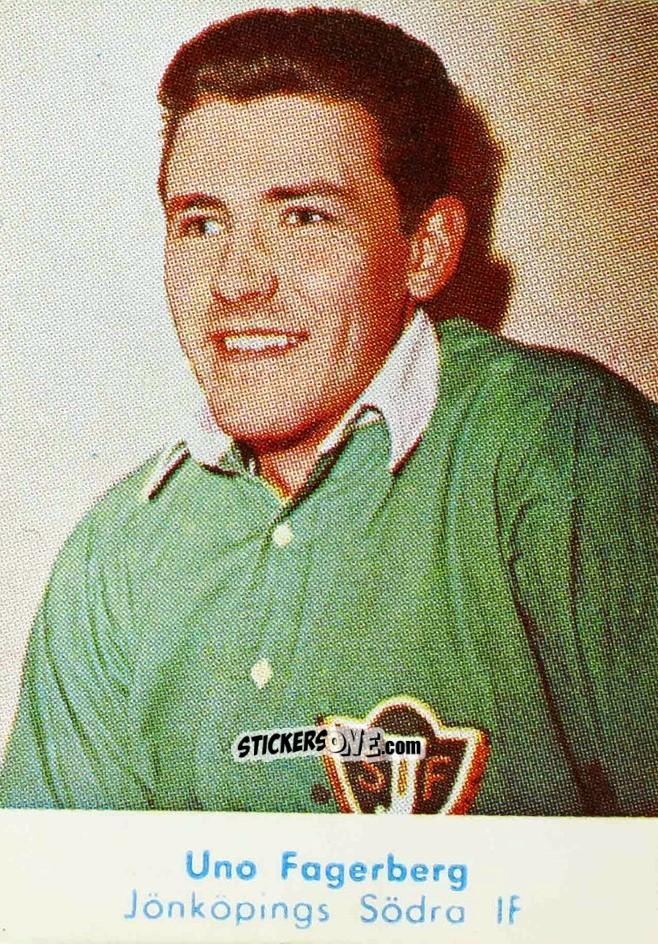 Figurina Uno Fagerberg - Allsvenskan 1959-1960 n. 644 - Alifabolaget
