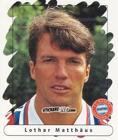 Figurina Lothar Matthäus - German Football Bundesliga 1995-1996. Final phase n. 143 - Panini