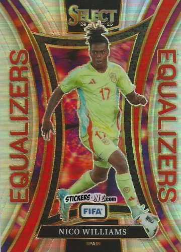 Cromo Nico Williams - Select FIFA Soccer 2024-2025
 n. E9 - Panini