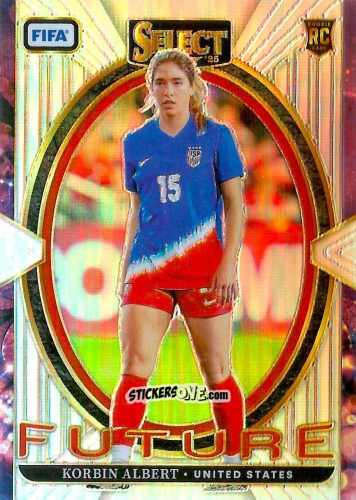 Figurina Korbin Albert - Select FIFA Soccer 2024-2025
 n. SF23 - Panini