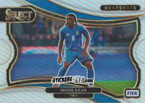 Figurina Moise Kean - Select FIFA Soccer 2024-2025
 n. SN25 - Panini