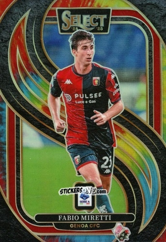 Figurina Fabio Miretti - Select Serie A 2024-2025
 n. 140 - Panini