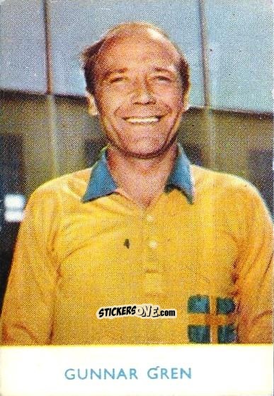 Sticker Gunnar Gren - VM spelare 1958
 n. 618 - Alifabolaget
