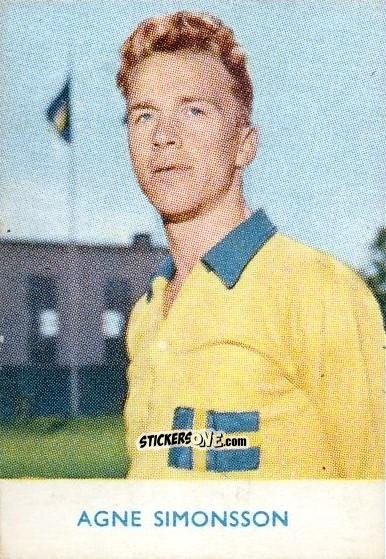Sticker Agne Simonsson - VM spelare 1958
 n. 620 - Alifabolaget
