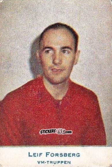 Sticker Leif Forsberg - Fotboll 1958
 n. 593 - Alifabolaget
