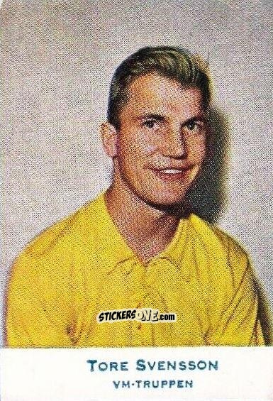 Sticker Tore Svensson - Fotboll 1958
 n. 594 - Alifabolaget
