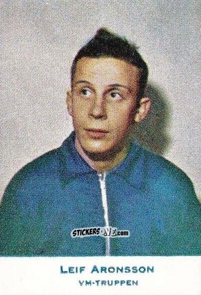 Sticker Leif Aronsson - Fotboll 1958
 n. 595 - Alifabolaget
