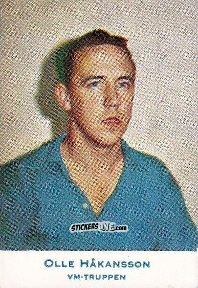 Sticker Olle Håkansson - Fotboll 1958
 n. 604 - Alifabolaget

