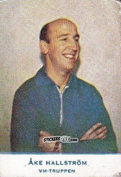 Sticker Åke Hallström - Fotboll 1958
 n. 609 - Alifabolaget
