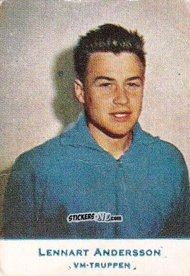 Cromo Lennart Andersson - Fotboll 1958
 n. 611 - Alifabolaget
