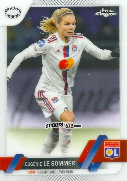 Sticker Eugénie Le Sommer - UEFA Women’s Champions League Chrome 2022-2023
 n. 3 - Topps
