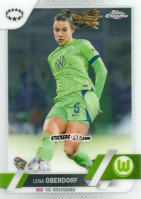 Cromo Lena Oberdorf - UEFA Women’s Champions League Chrome 2022-2023
 n. 5 - Topps