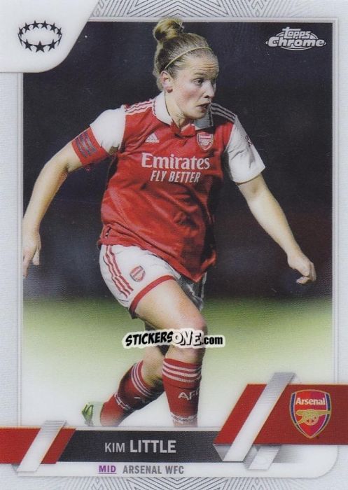 Sticker Kim Little - UEFA Women’s Champions League Chrome 2022-2023
 n. 10 - Topps