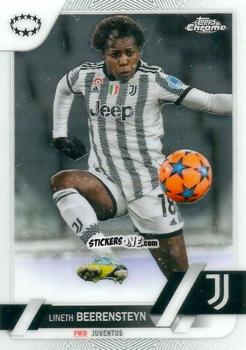 Sticker Lineth Beerensteyn - UEFA Women’s Champions League Chrome 2022-2023
 n. 11 - Topps