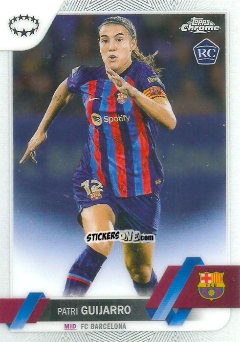 Cromo Patri Guijarro - UEFA Women’s Champions League Chrome 2022-2023
 n. 13 - Topps