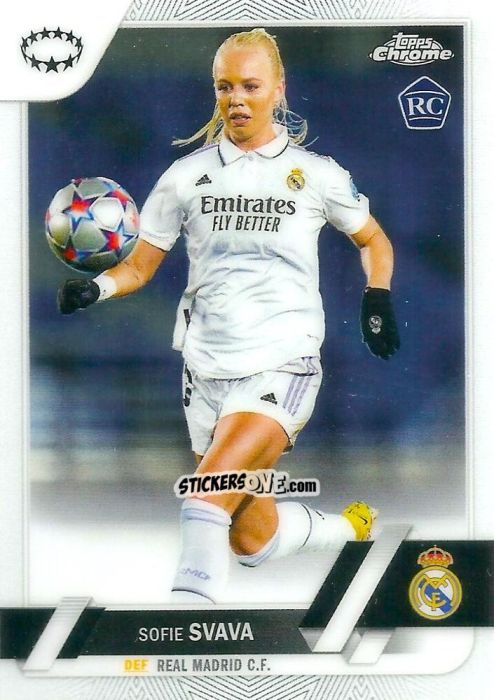 Sticker Sofie Svava - UEFA Women’s Champions League Chrome 2022-2023
 n. 19 - Topps