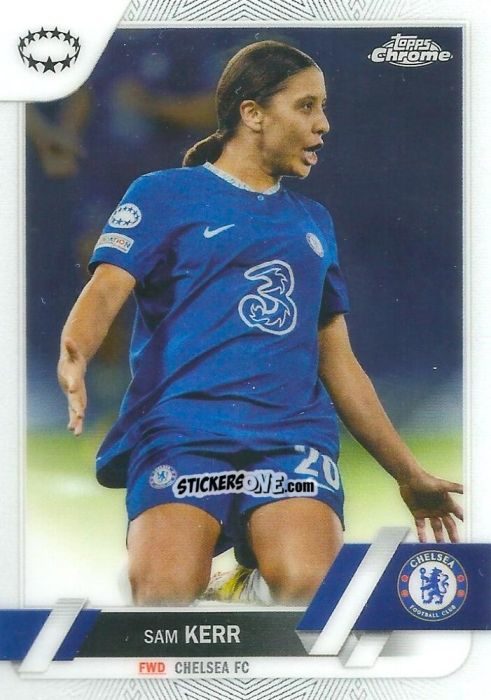 Figurina Sam Kerr - UEFA Women’s Champions League Chrome 2022-2023
 n. 20 - Topps