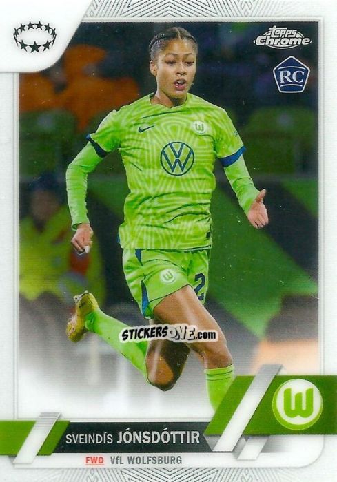 Sticker Sveindís Jónsdóttir - UEFA Women’s Champions League Chrome 2022-2023
 n. 23 - Topps