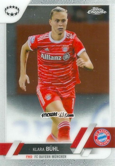 Cromo Klara Bühl - UEFA Women’s Champions League Chrome 2022-2023
 n. 27 - Topps
