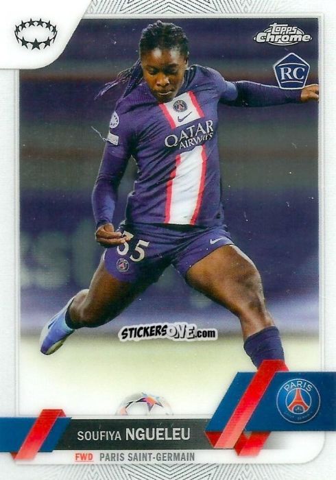 Figurina Soufiya Ngueleu - UEFA Women’s Champions League Chrome 2022-2023
 n. 28 - Topps