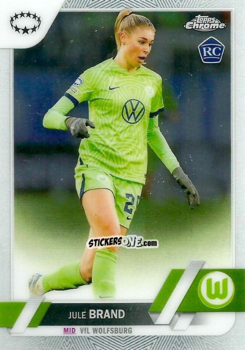 Cromo Jule Brand - UEFA Women’s Champions League Chrome 2022-2023
 n. 29 - Topps