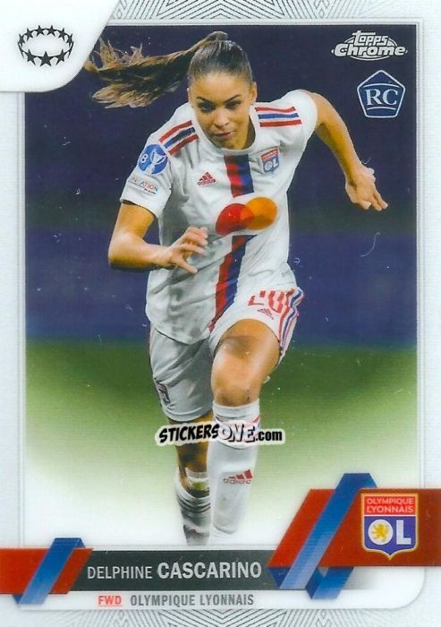 Cromo Delphine Cascarino - UEFA Women’s Champions League Chrome 2022-2023
 n. 36 - Topps