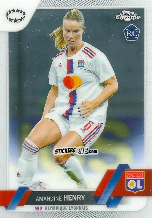 Cromo Amandine Henry - UEFA Women’s Champions League Chrome 2022-2023
 n. 38 - Topps