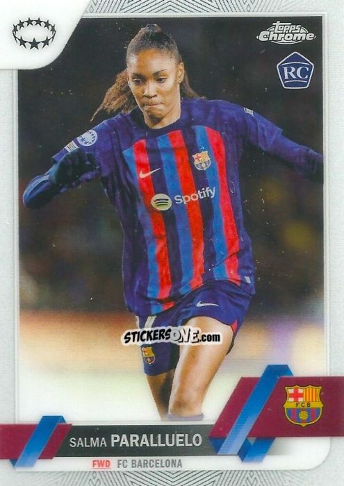 Cromo Salma Paralluelo - UEFA Women’s Champions League Chrome 2022-2023
 n. 51 - Topps