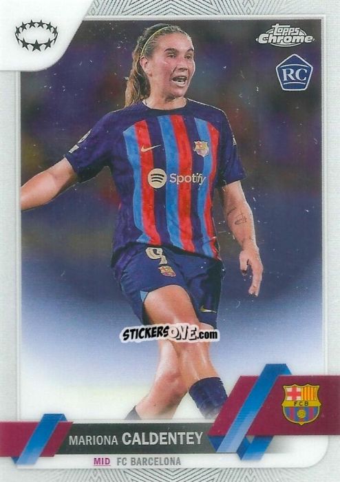 Cromo Mariona Caldentey - UEFA Women’s Champions League Chrome 2022-2023
 n. 52 - Topps